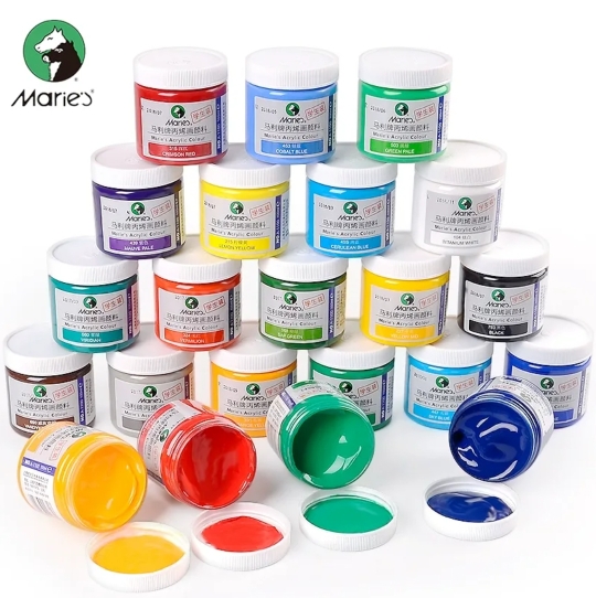 Акриловые краски MARIES штучно 100 мл