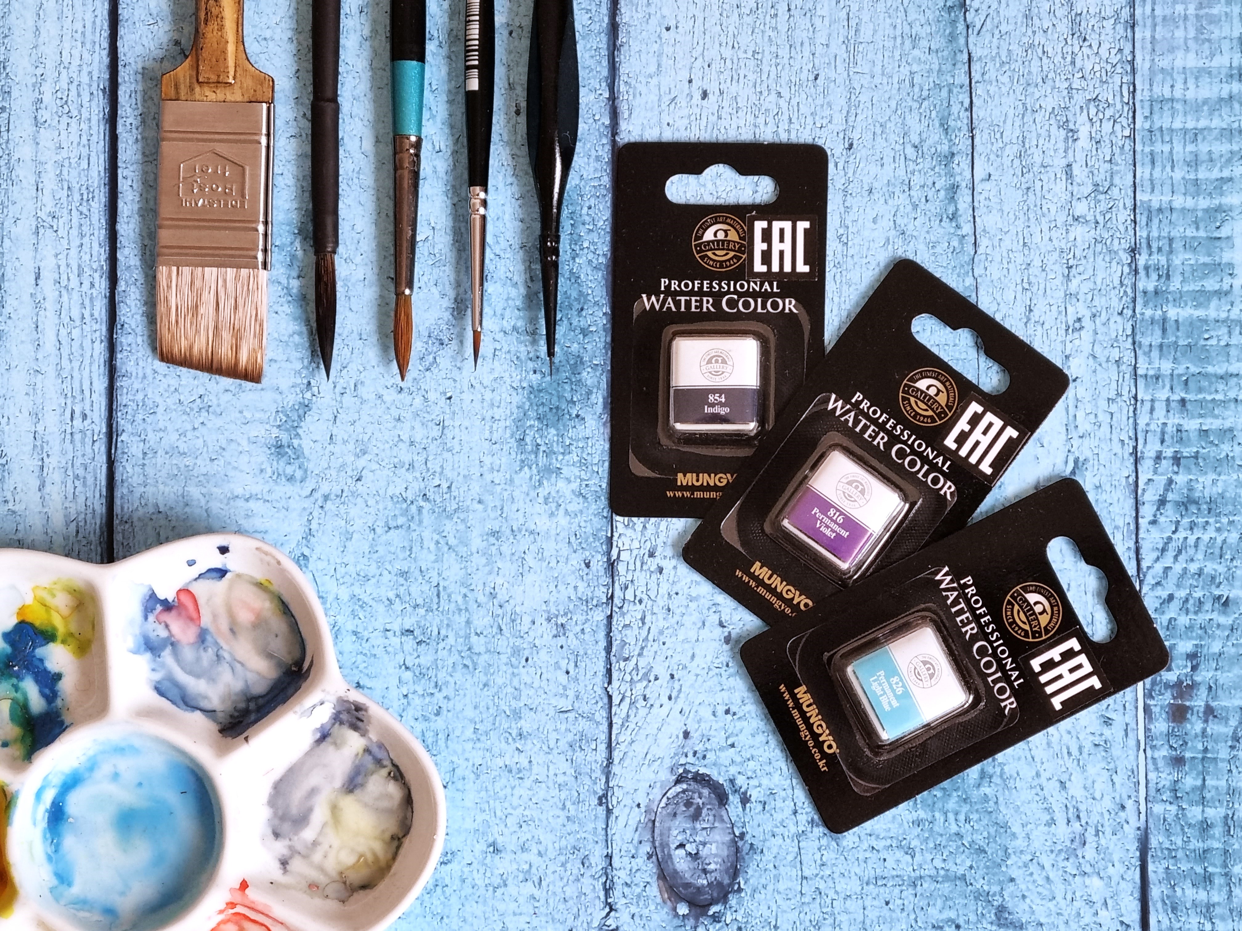 Акварель MUNGYO Gallery мал. в кюветах, штучно