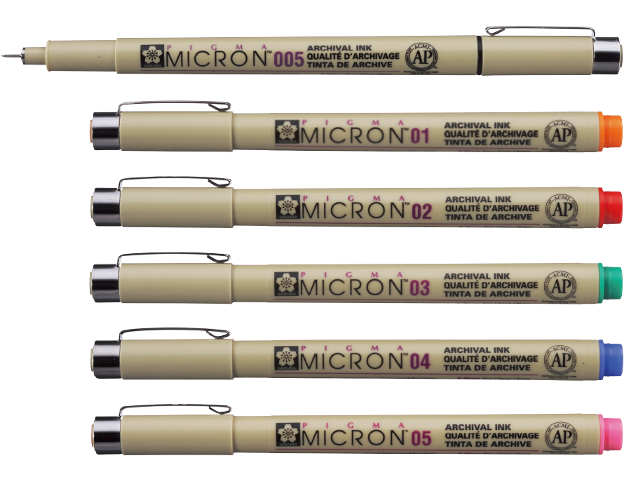 Цветные линеры PIGMA MICRON 