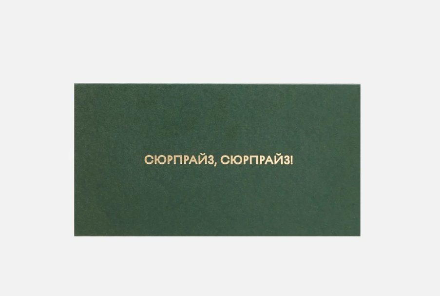 Конверт для денег СЮРПРАЙЗ 9х17 см