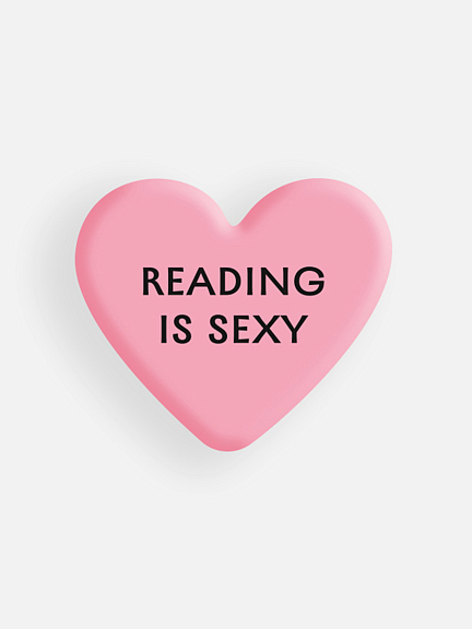 Стикер объемный READING IS SEXY