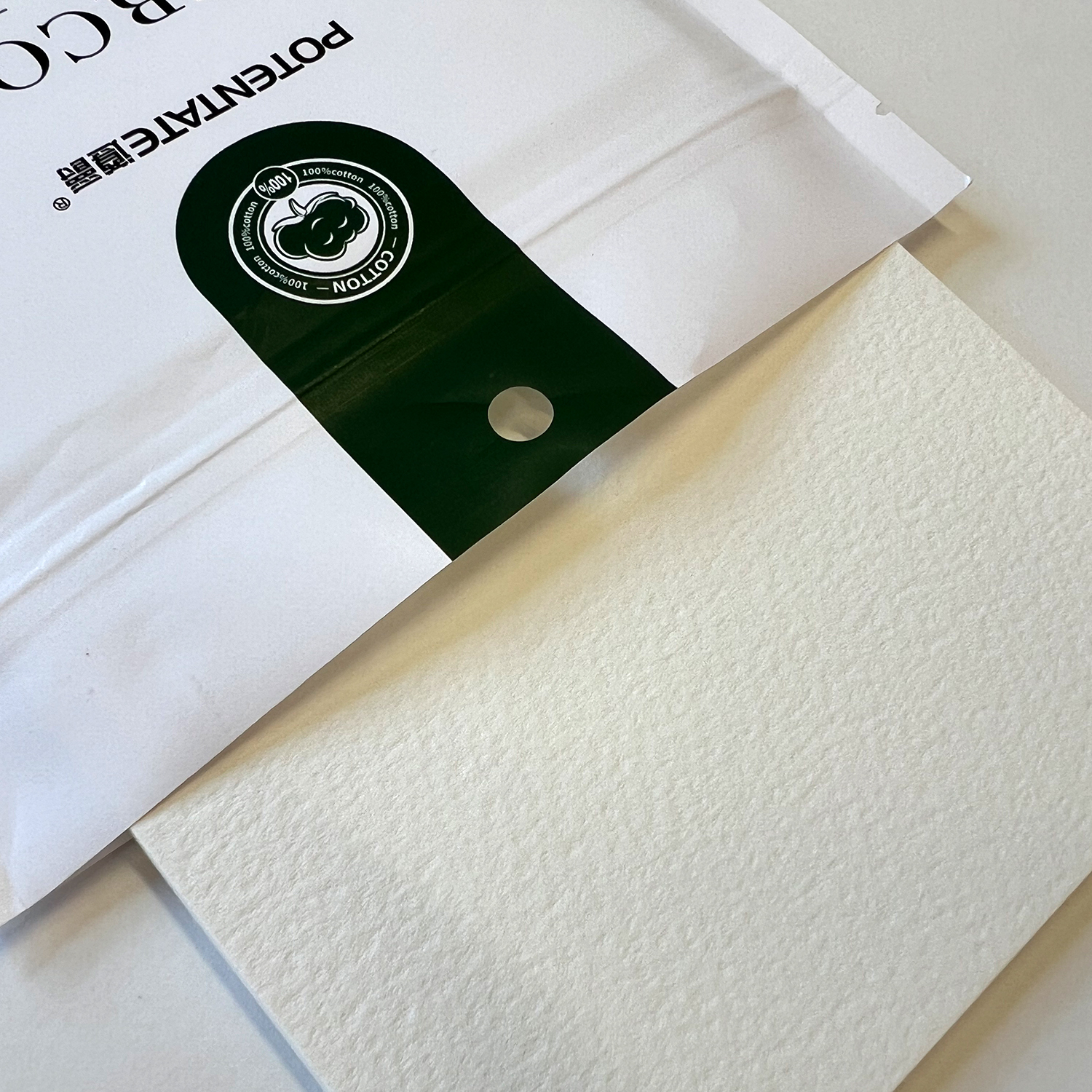 Бумага д/акварели POTENTATE 19х26см 100% хлопок, 300гр/м, среднее зерно, 10 л