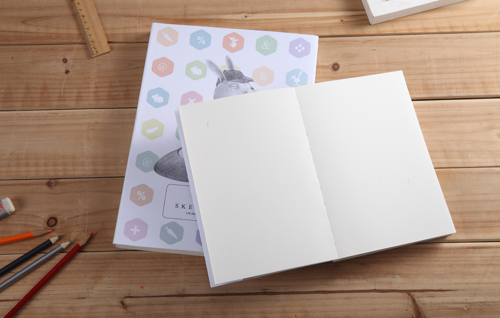 Скетчбук POTENTATE 142х210мм, 100гр/м, 120л