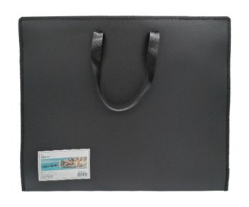 Папка для рисунков DI-298 А3+ 60х45см черная, пластик с ручками