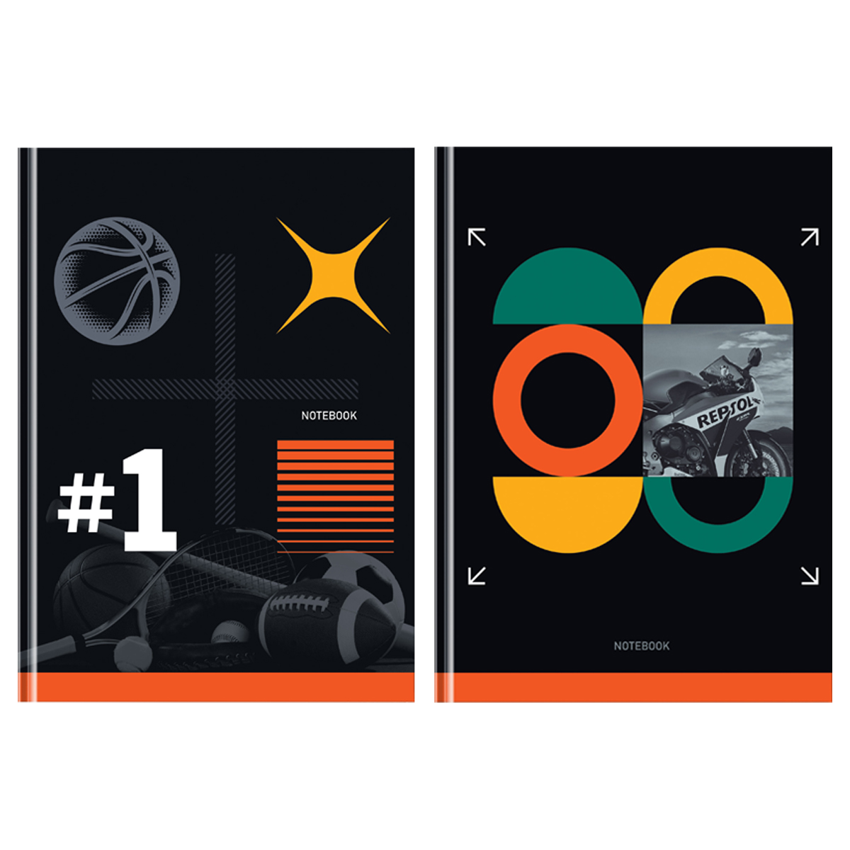 Блокнот BG Sport format A5 65гр/м 80л (клетка)
