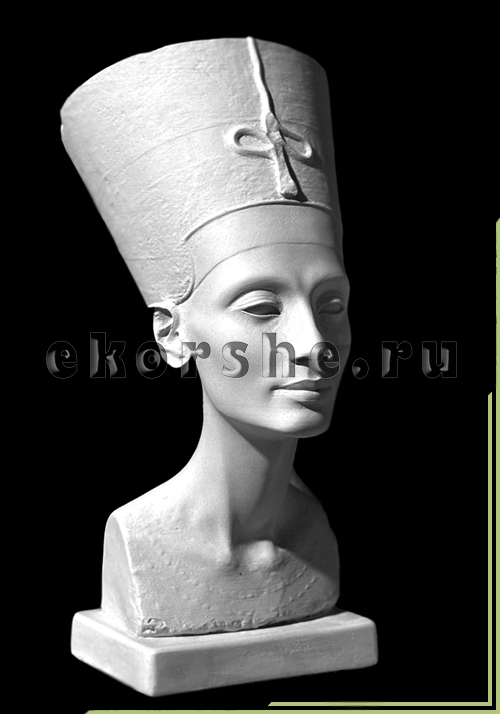 Гипс НЕФЕРТИТИ в шапке (малый)