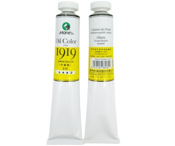 Краска масл. MARIES желтый лимон 50 мл, туба