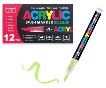 Маркер GUANGNA №648 светло-зеленый 1-5мм 1 шт