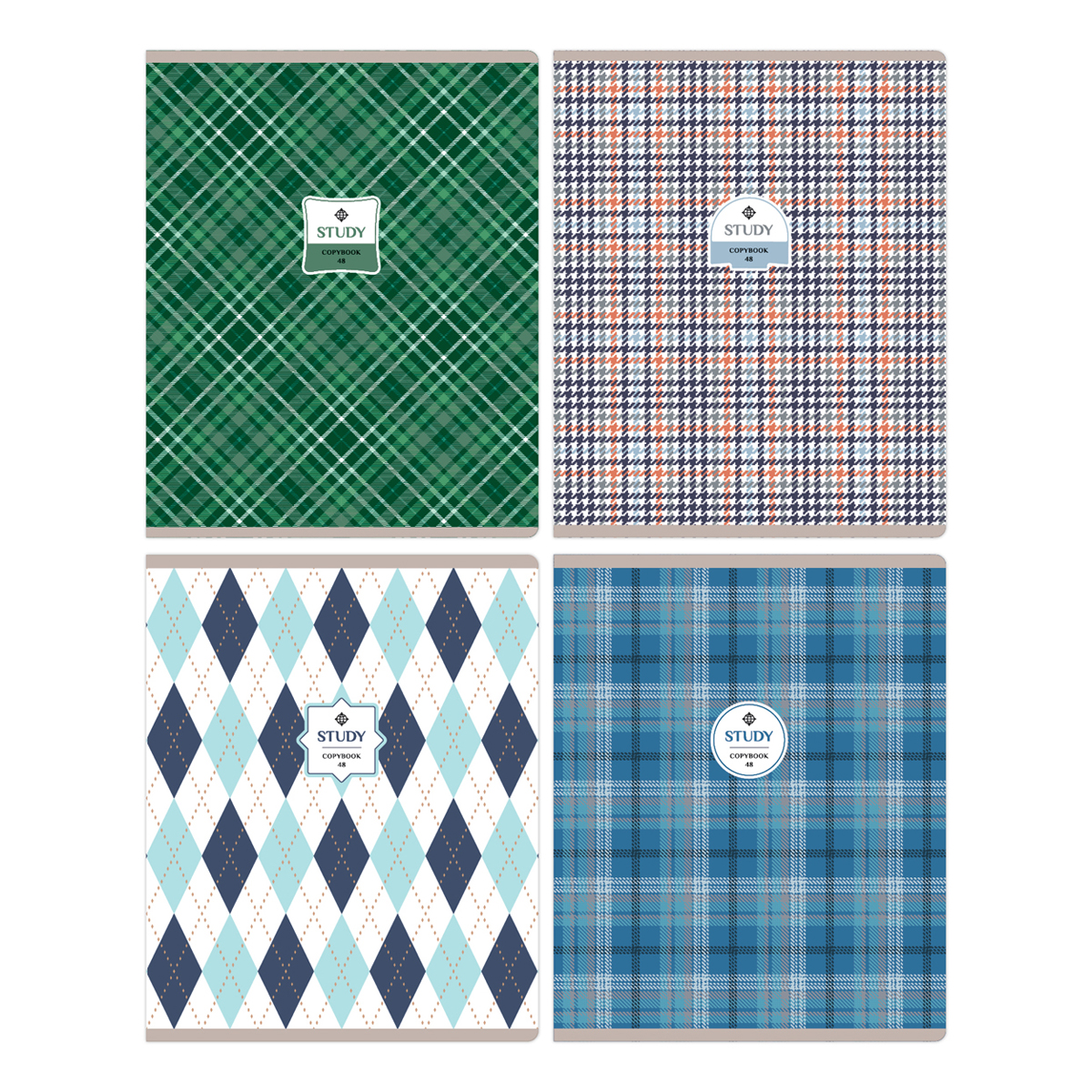 Тетрадь BG Study А5 48 л, клетка