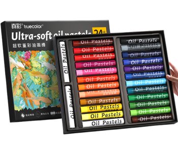 Набор масляной пастели TRUECOLOR Ultra-soft Classic 24 цвета + 2 белых