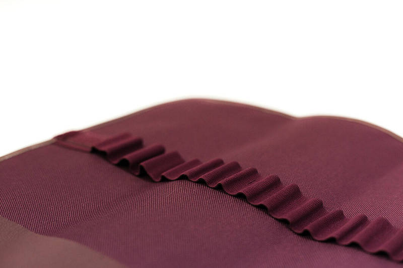 Пенал для кистей МАЛЕВИЧЪ 36х21 см бордо (скрутка)