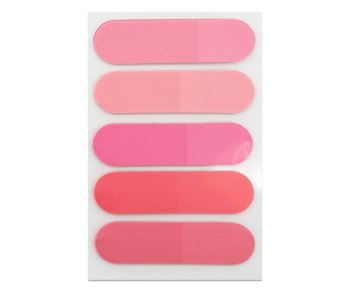 Закладки самоклеющиеся овальные 45х12мм (цвет в ассортименте)