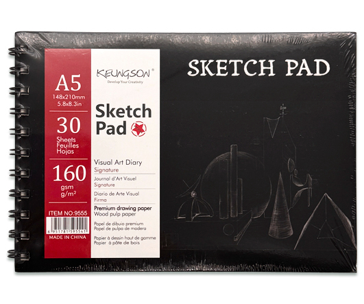 Альбом для графики SKETCH PAD А5 160гр 30л, спираль сверху