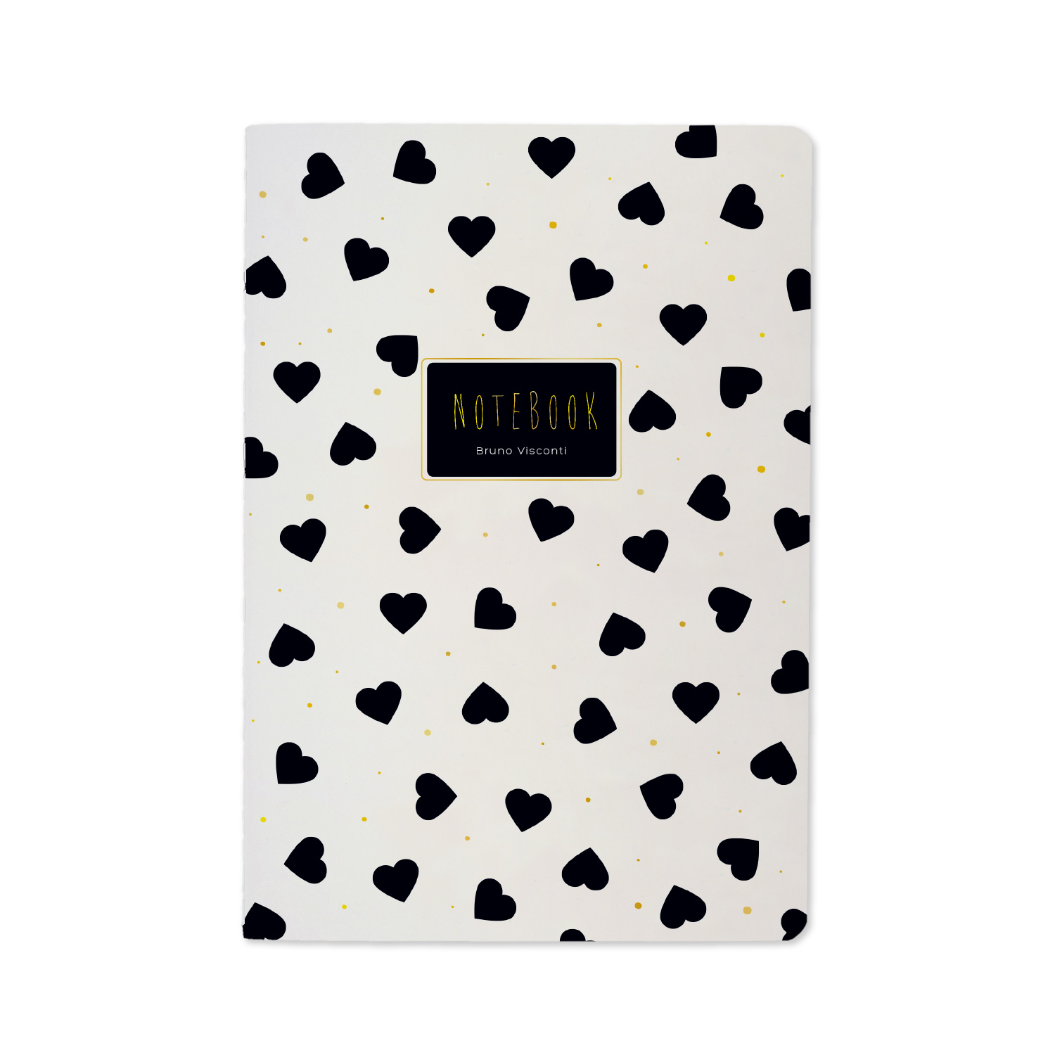 Тетрадь BRUNO VISCONTI Сердечки А5 клетка