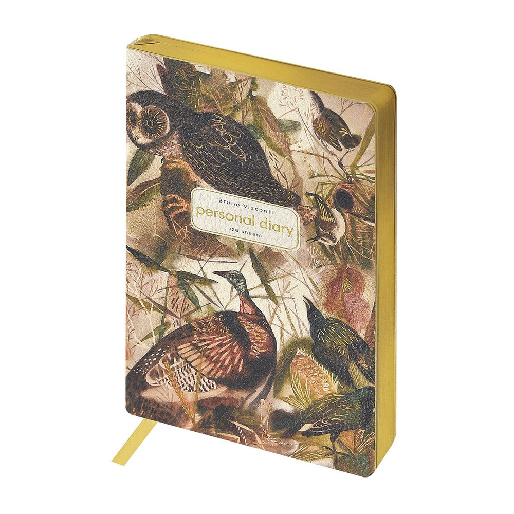 Ежедневник BRUNO VISCONTI Fauna Птицы А5 (flex) 256 стр недатированный
