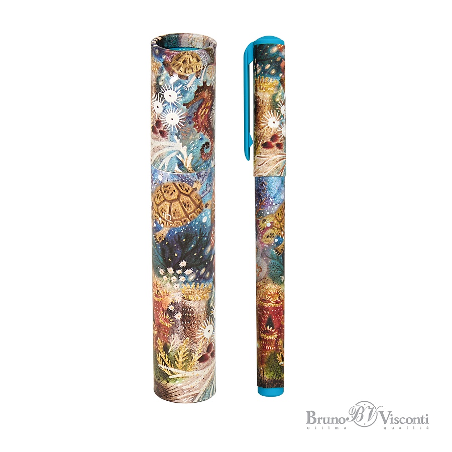 Шариковая ручка BRUNO VISCONTI Fauna Dreamwrite синяя, 0,7 мм, в подарочном футляре