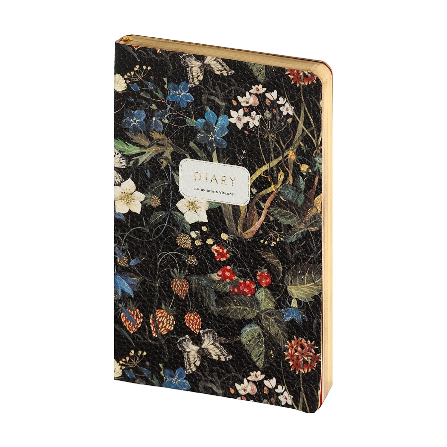 Ежедневник BRUNO VISCONTI Flora. Лесные ягоды А5 (flex)  96 л недатированный