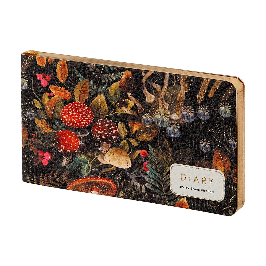 Еженедельник BRUNO VISCONTI Flora. Forest fairy tale (flex) А6 100 л, линейка