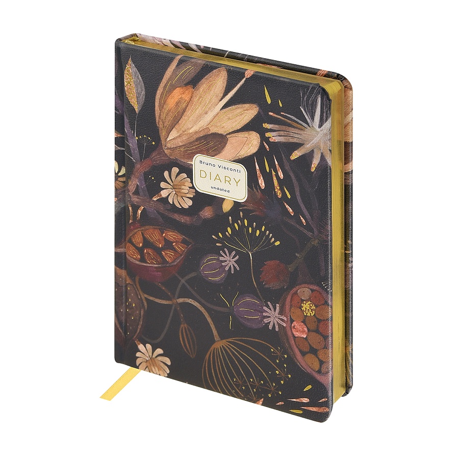 Ежедневник Ночные цветы А5+ 120 л недатированный