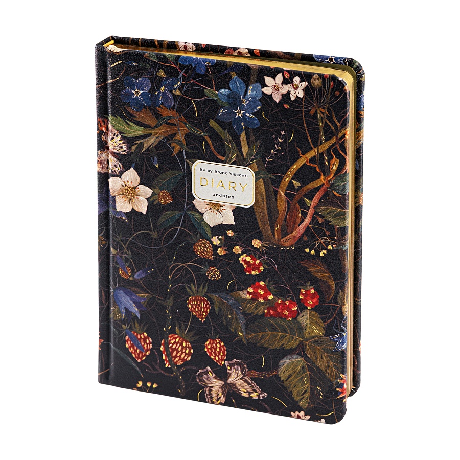 Ежедневник Лесные ягоды А6+  120 л недатированный