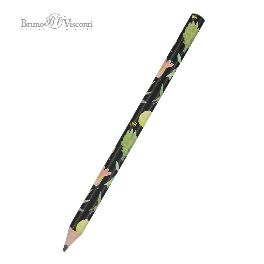 Карандаш ч/г BRUNO VINCONTI  HappyGraphix Ботаника 4B