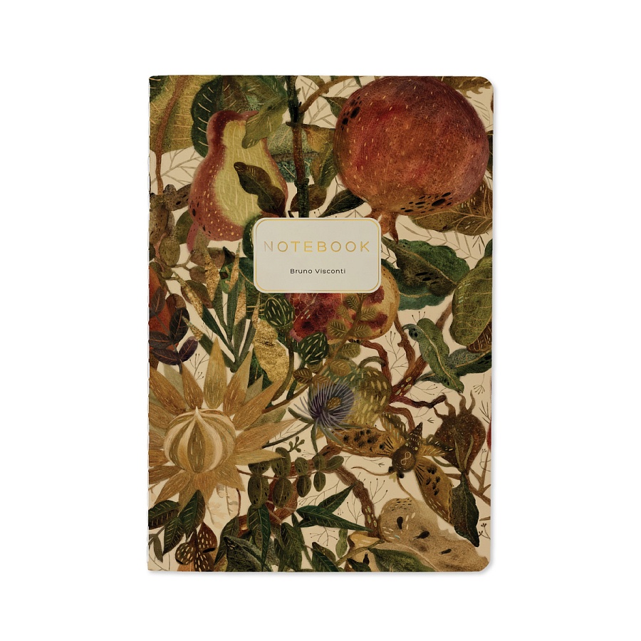 Тетрадь Тропические фрукты А5 40 л, клетка