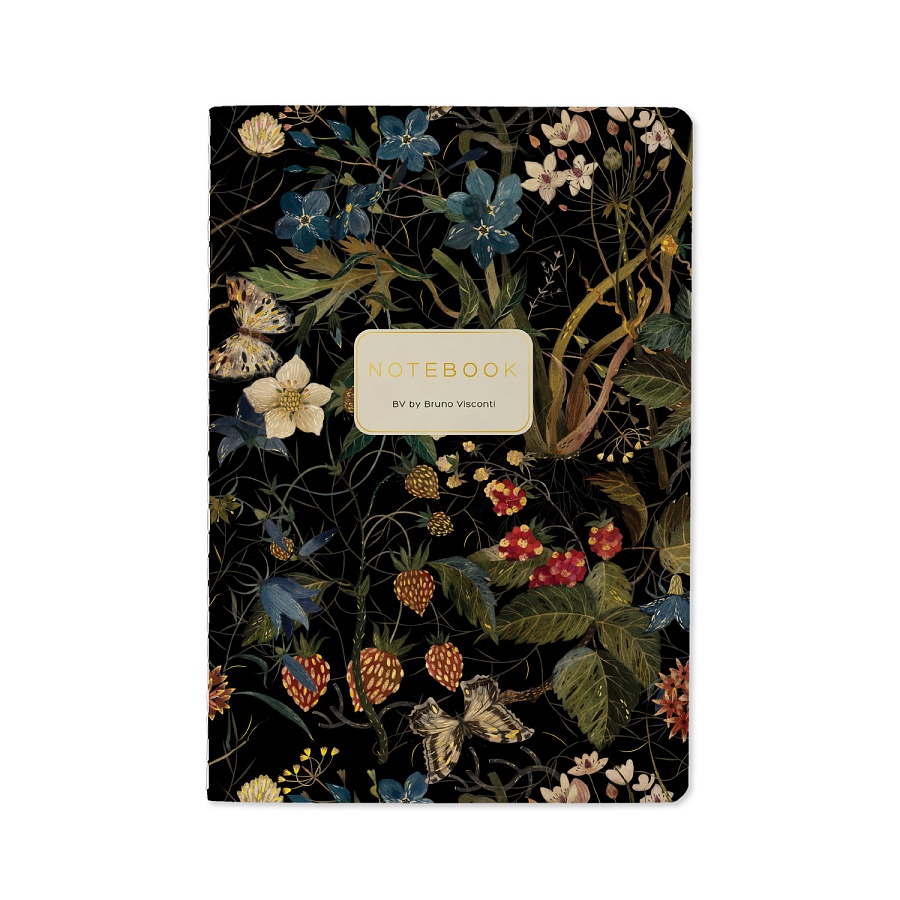 Тетрадь Лесные ягоды А5 40 л, клетка