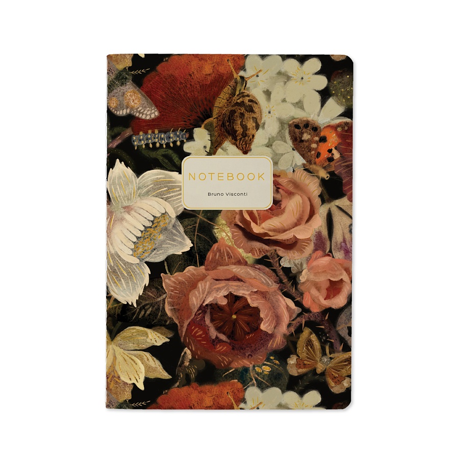 Тетрадь Lush bouquet А5 40 л, линейка