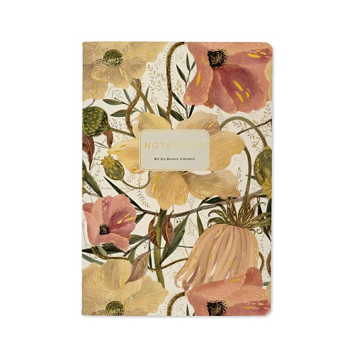 Тетрадь Цветочная страсть, А5 40 л, клетка