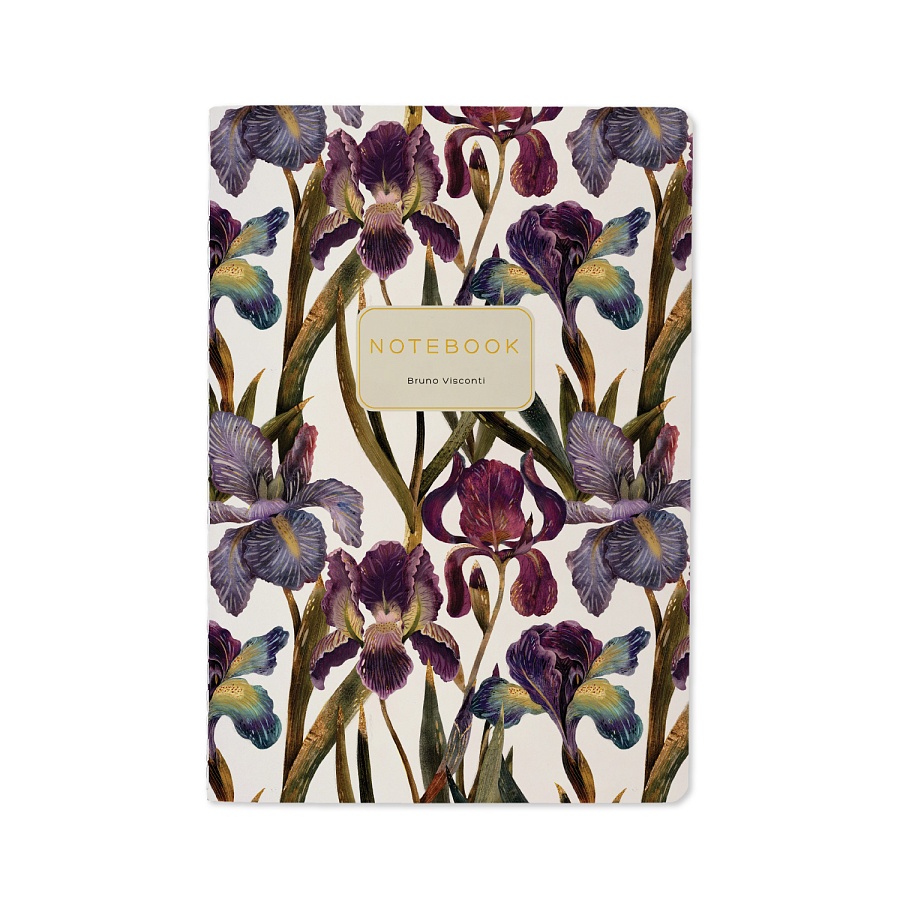 Тетрадь Ирисы А5 40 л, клетка