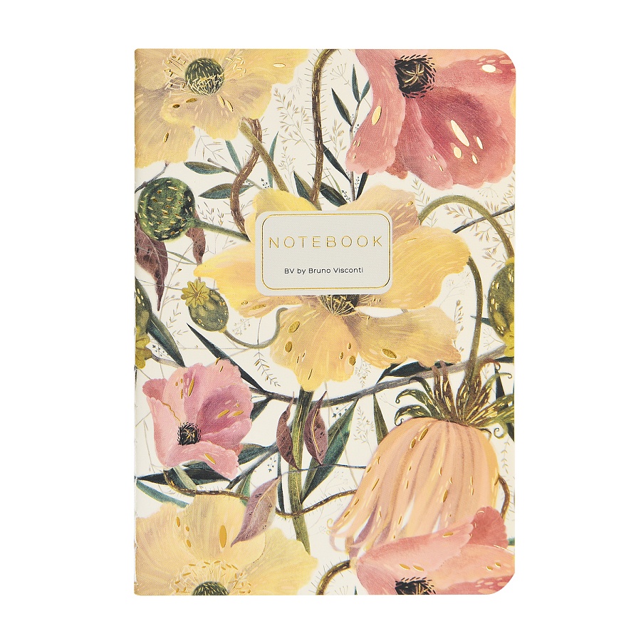 Тетрадь Цветочная страсть А6- 32 л, клетка