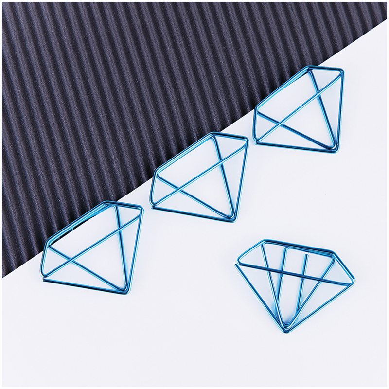 Скрепки фигурные MESHU Diamonds 6 шт