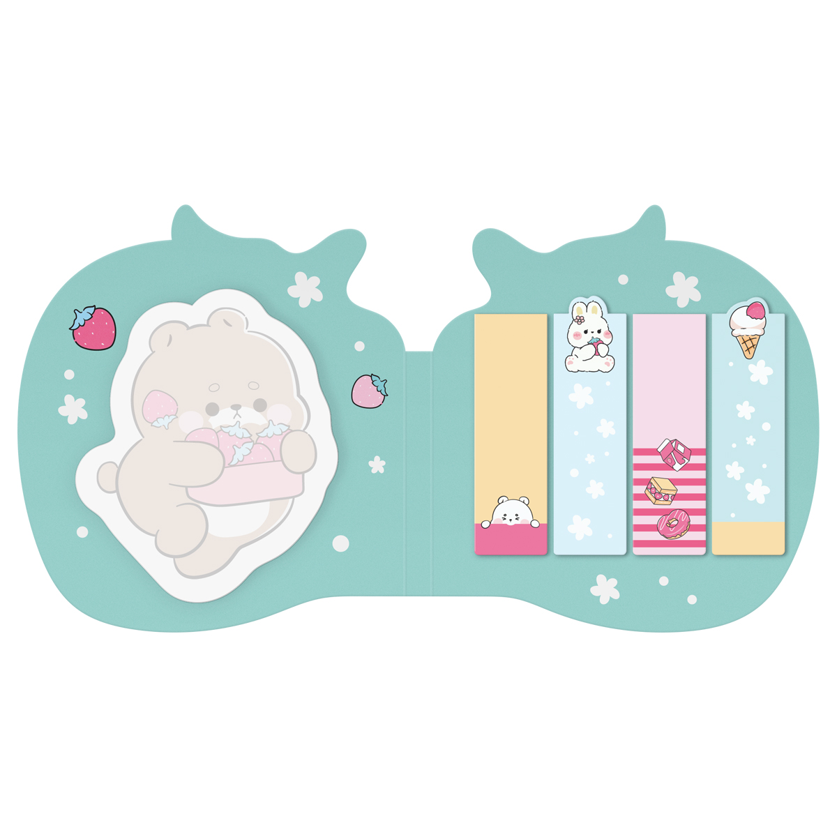 Закладки самоклеющиеся MESHU Cute Sweet 50 л * 5 видов