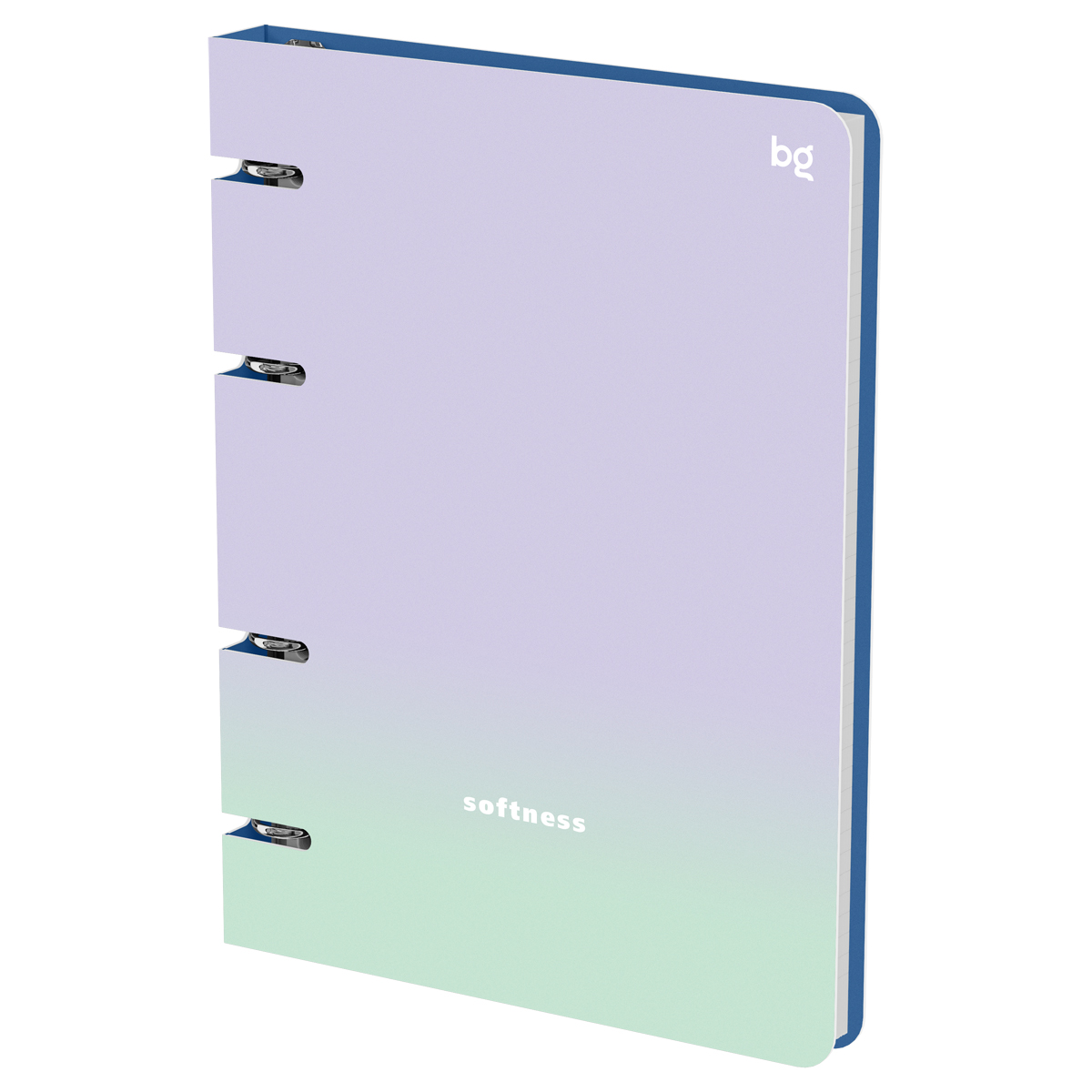 Тетрадь BG Мягкость А5 120 л, клетка, на кольцах