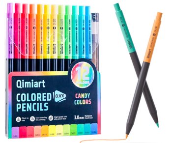 Набор механических карандашей LANGUO Candy colors 12 цветов 