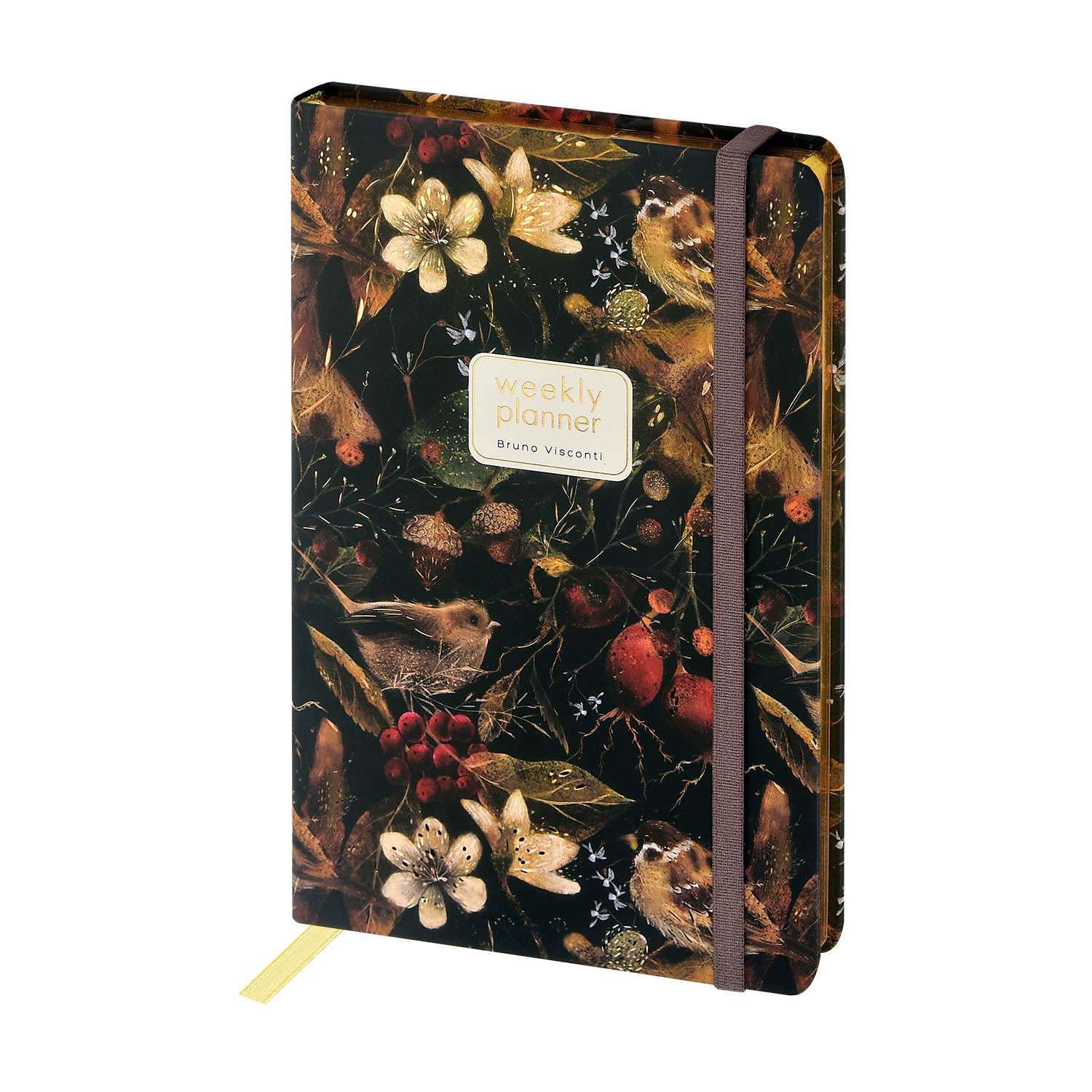 Еженедельник BRUNO VISCONTI Flora. Воробей А5 72 л