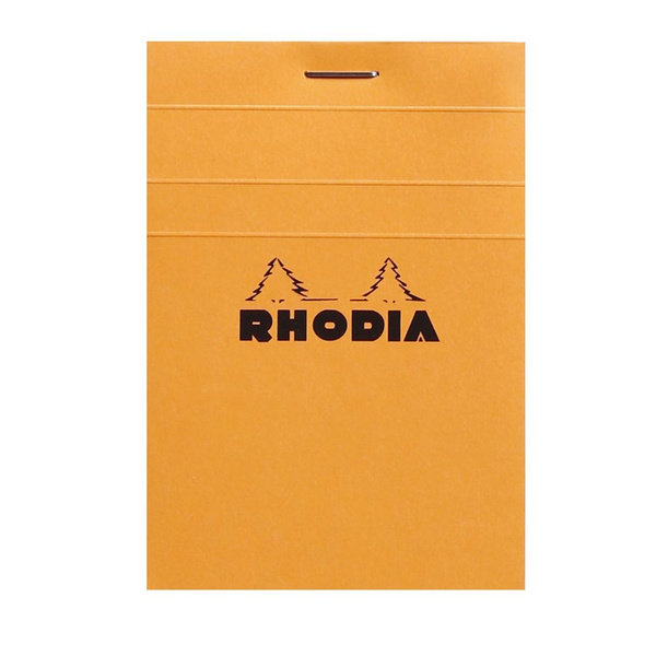 Блокнот RHODIA Basics А7 80гр/м, 80л, скрепка (ассортимент)