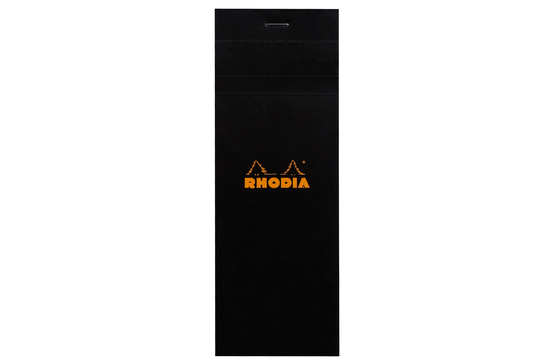 Блокнот RHODIA Basics 7,4х21 см 80гр/м, 80л, скрепка (ассортимент)
