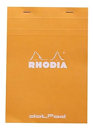 Блокнот RHODIA Basics А5 80гр/м, 80л, скрепка (ассортимент)